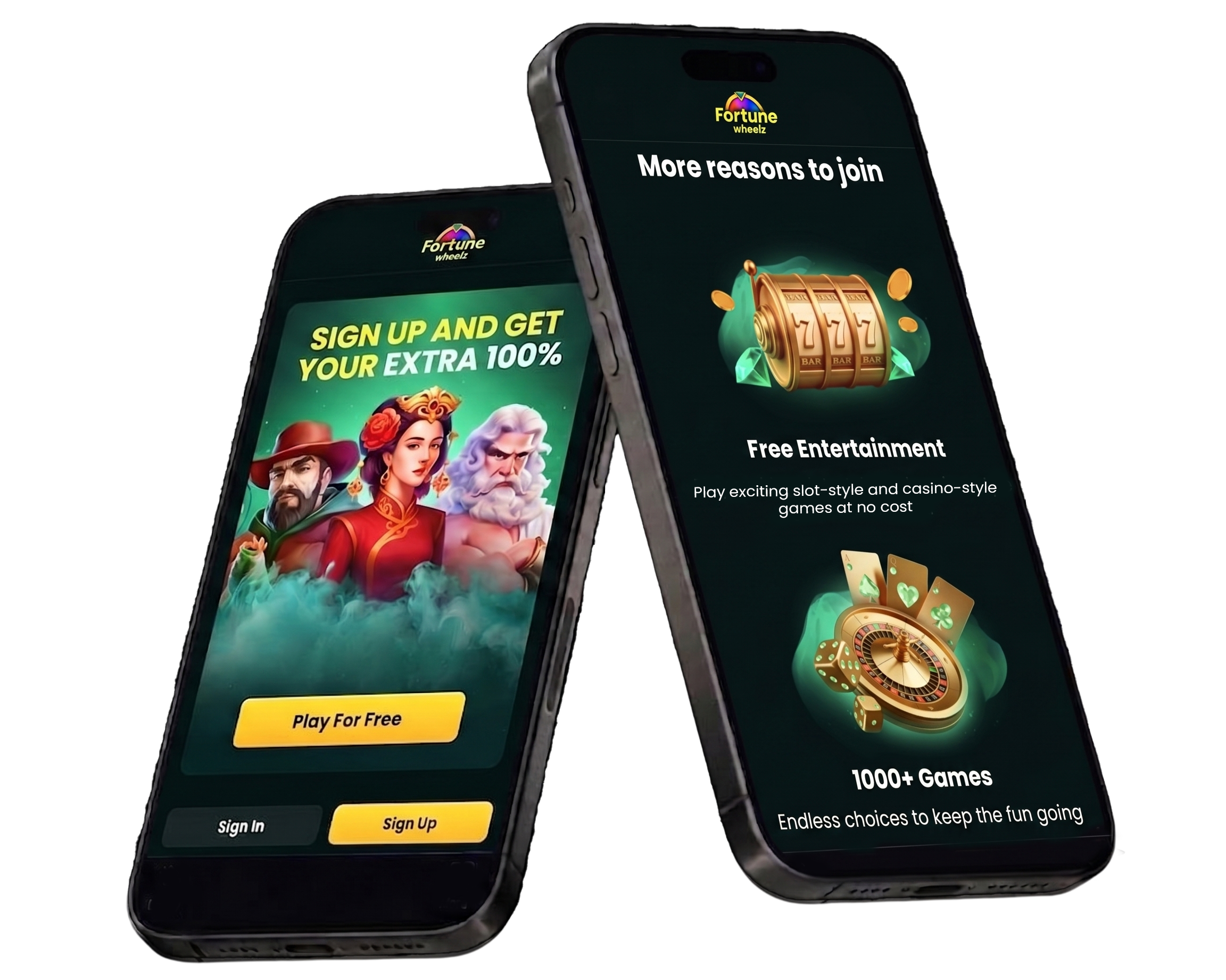 Fortune Wheelz on mobile